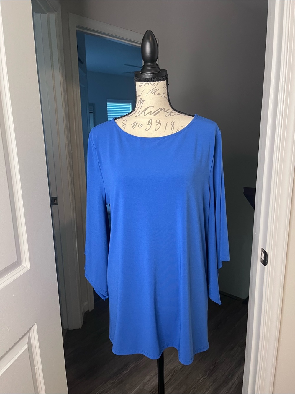 Chico's Royal Blue Boatneck Tunic